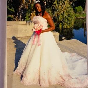 Light Pink Wedding Gown